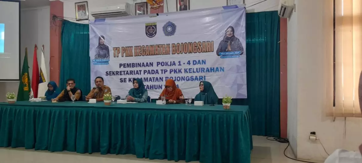 Buka Pembinaan Pokja TP-PKK, Sekcam Bojongsari: Kita Tingkatkan Semangat untuk Berinovasi