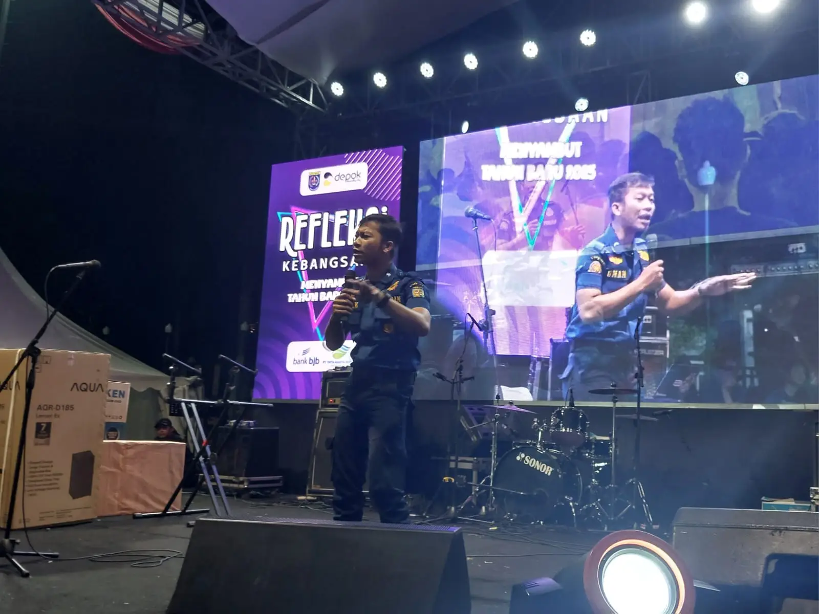 Pecah! Stand-Up Comedian Khairul Umam Hibur Penonton Acara Refleksi Kebangsaan Tahun Baru 2025