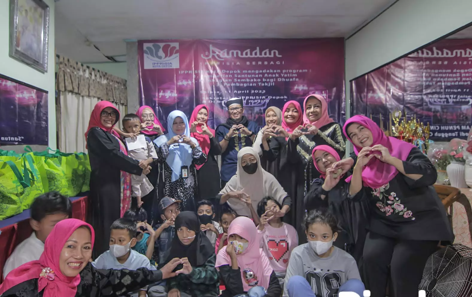 IPPRISIA Depok Berbagi Kebahagiaan Ramadan Bersama Anak Yatim