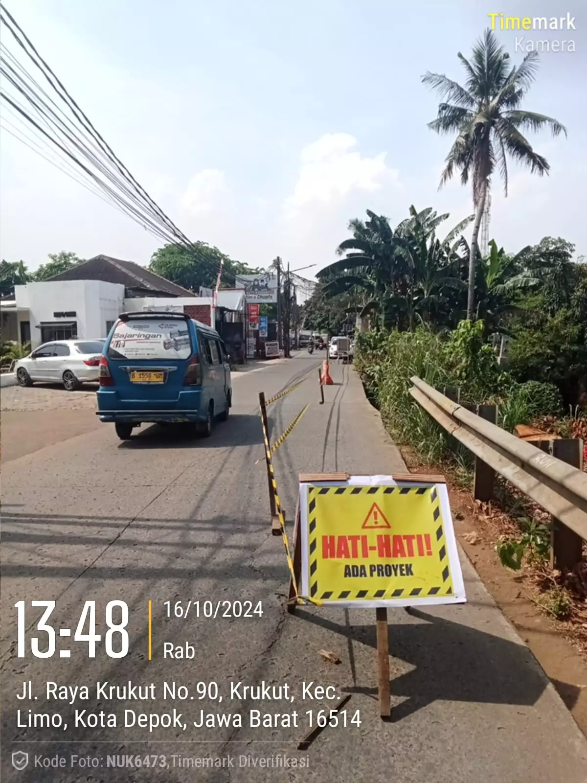 Cari Jalur Alternatif, DPUPR Depok Sedang Rekonstruksi Jalan Krukut Raya