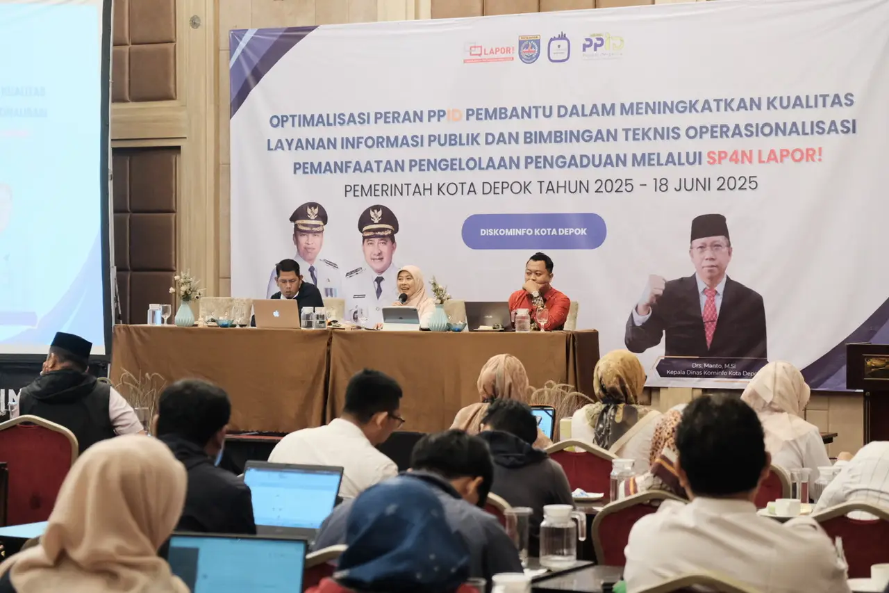 Diskominfo Depok Gelar Bimtek Bagi Operator PPID Pembantu dan SP4N-Lapor