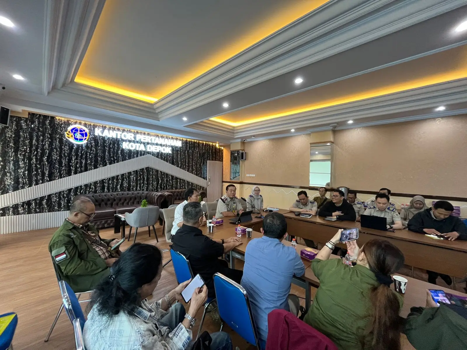 BPN Depok dan Wartawan Perkuat Sinergi Pelayanan Publik