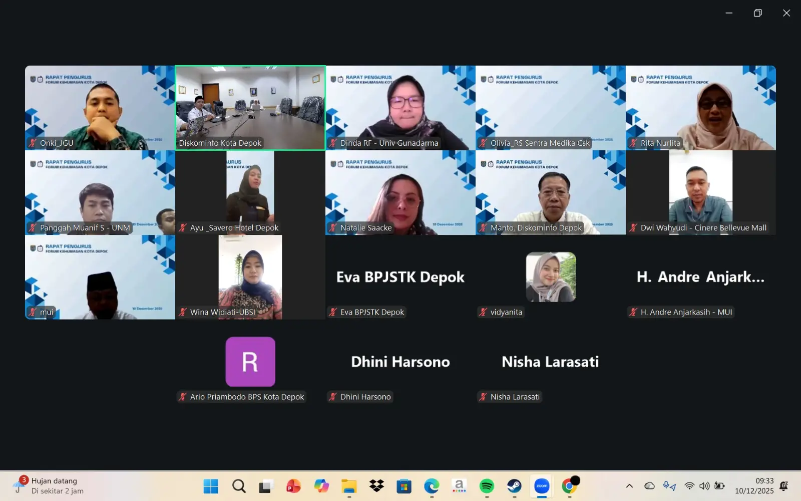 Forum Kehumasan Depok Matangkan Struktur Pengurus dan Program 2026