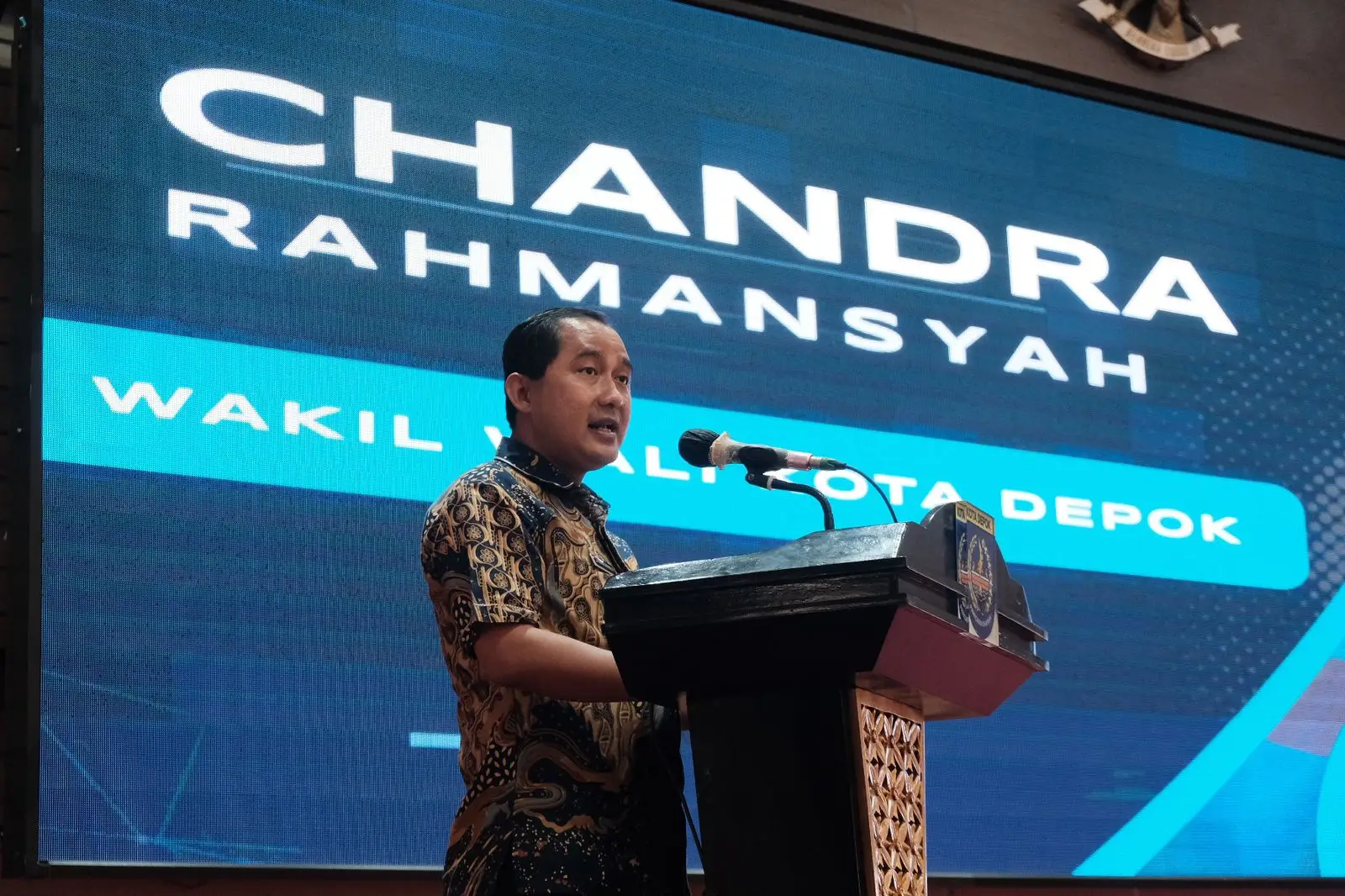 Chandra Rahmansyah Jadi Plh Wali Kota Depok Sepekan