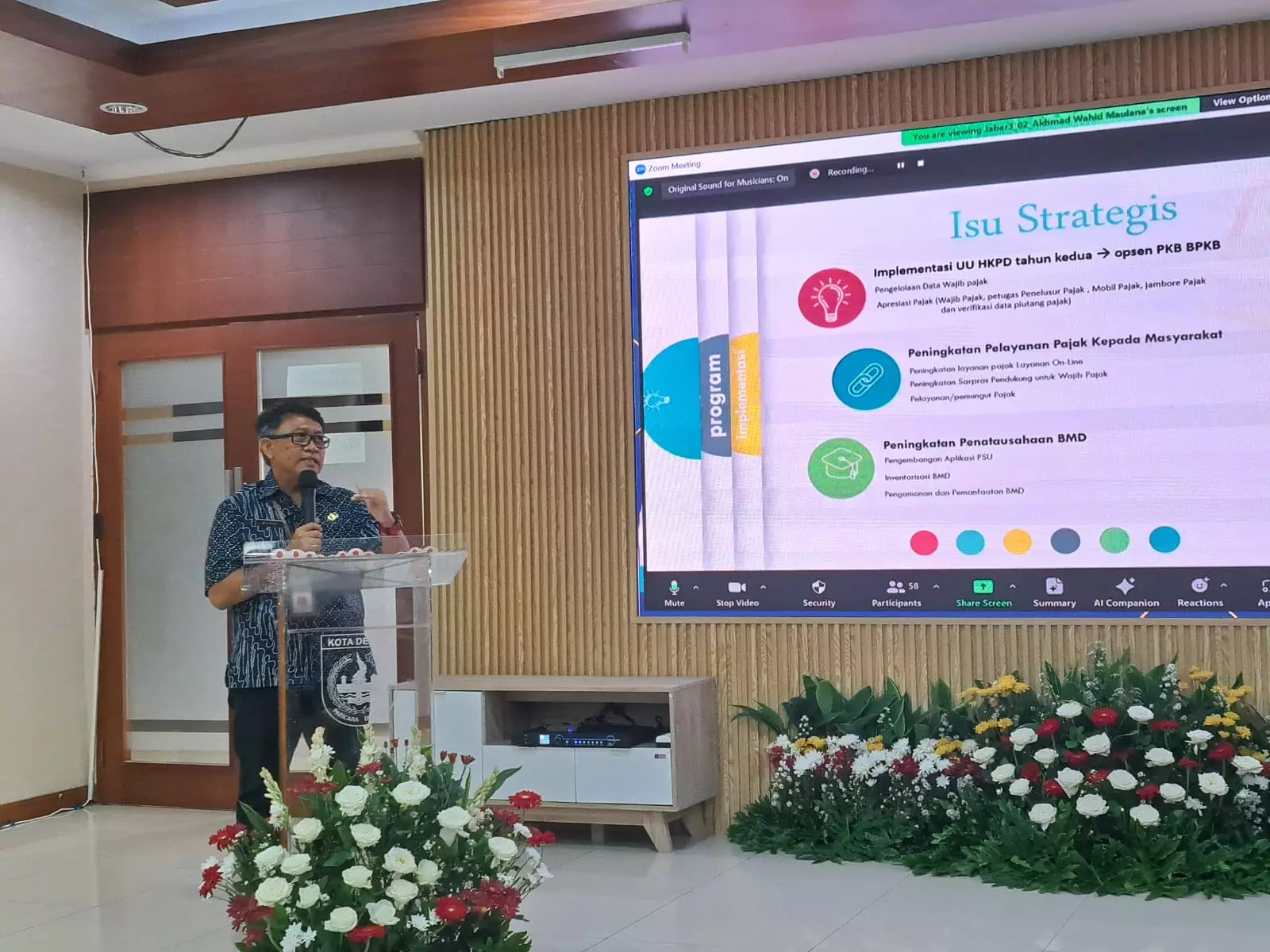 Forum Renja BKD Depok Bahas Tiga Isu Strategis Tahun 2025