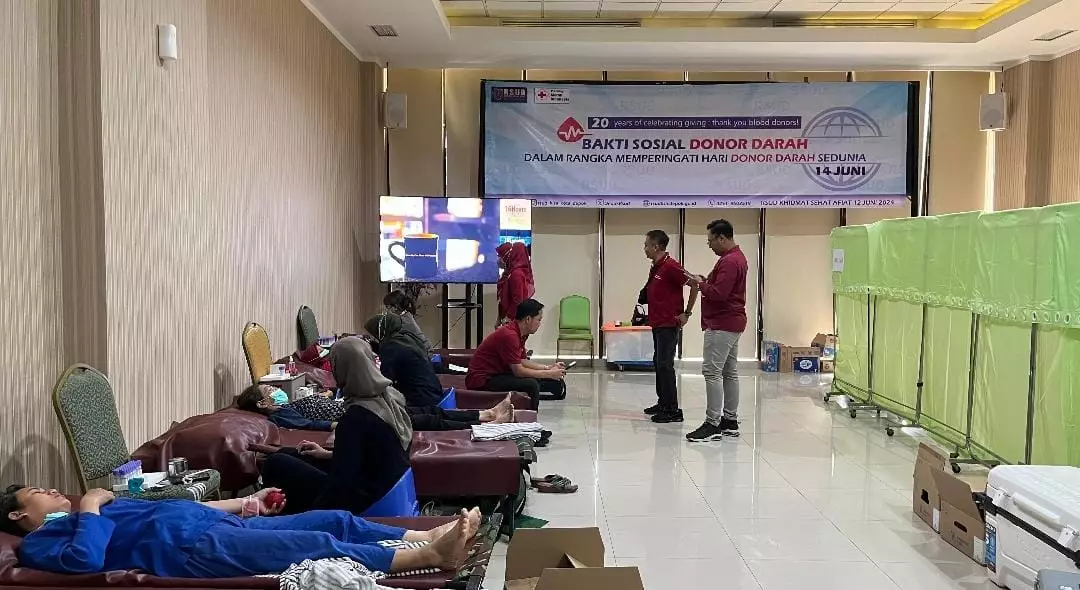 Gelar Donor Darah Rutin Wujud Sumbangsih RSUD KiSA Kepada Sesama