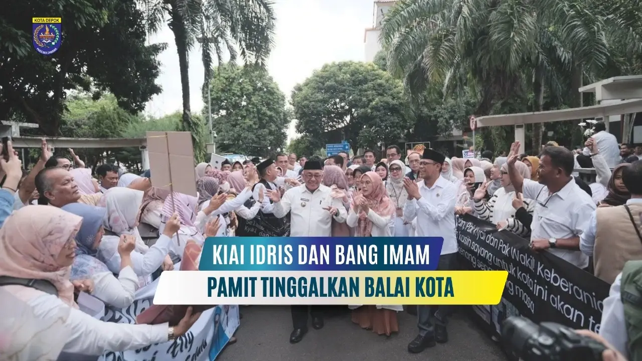 PAMIT, KIAI IDRIS DAN BANG IMAM TINGGALKAN BALAI KOTA