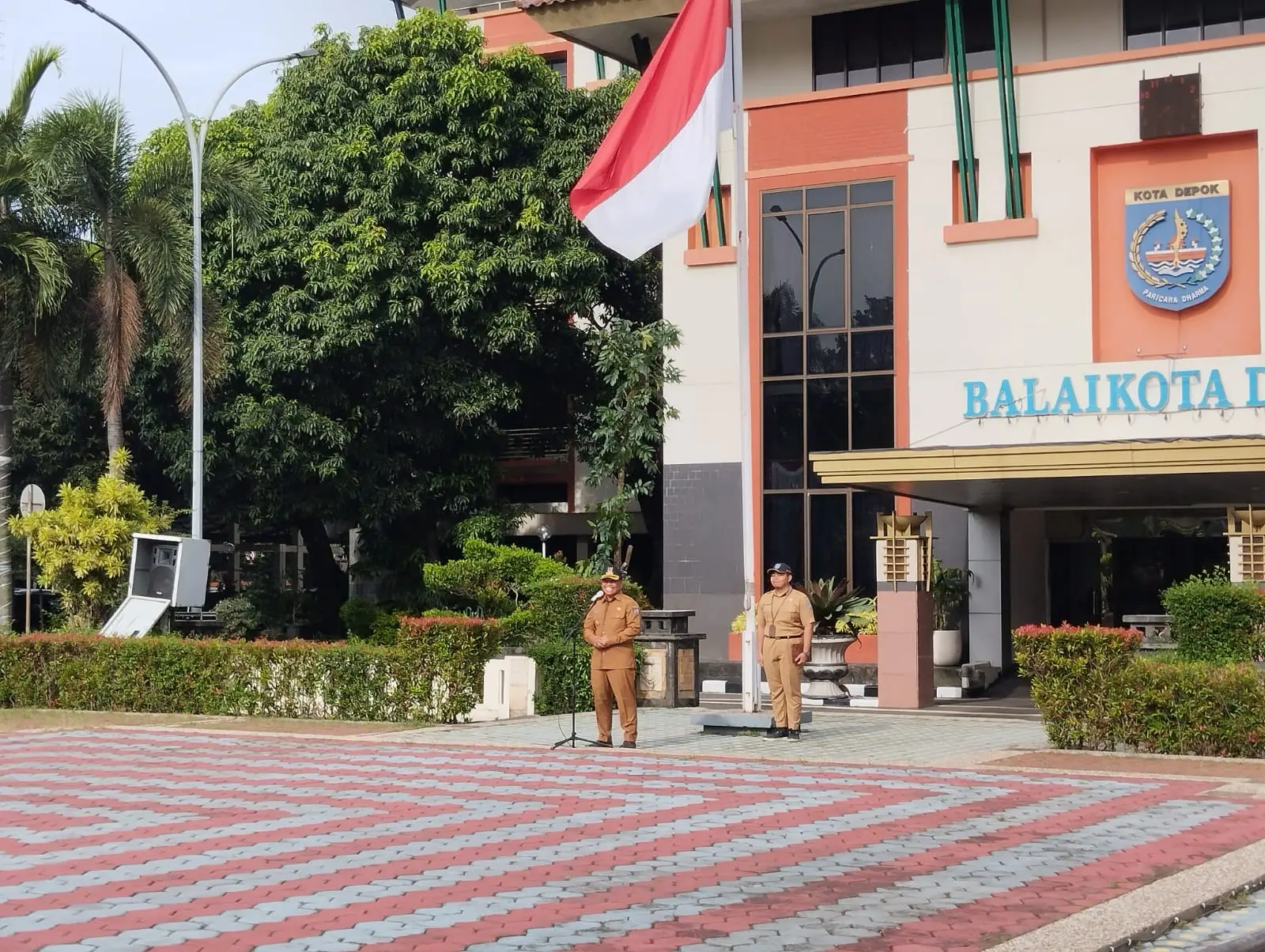 Momen Apel Pagi, Wali Kota Depok: Penghijauan, Pengelolaan Jelantah dan Disiplin ASN Jadi Atensi