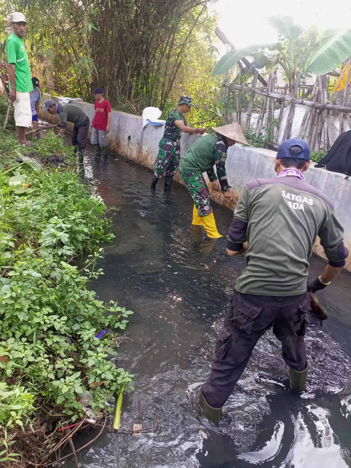 Karya Bakti Kodim Depok di Tersier Kali Cipinang Ditarget Selesai Enam Hari