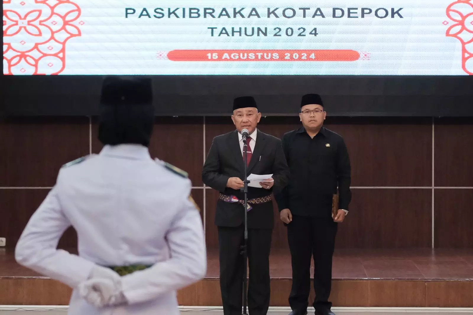 Wali Kota Depok Kukuhkan 42 Paskibraka Jelang HUT ke-79 RI