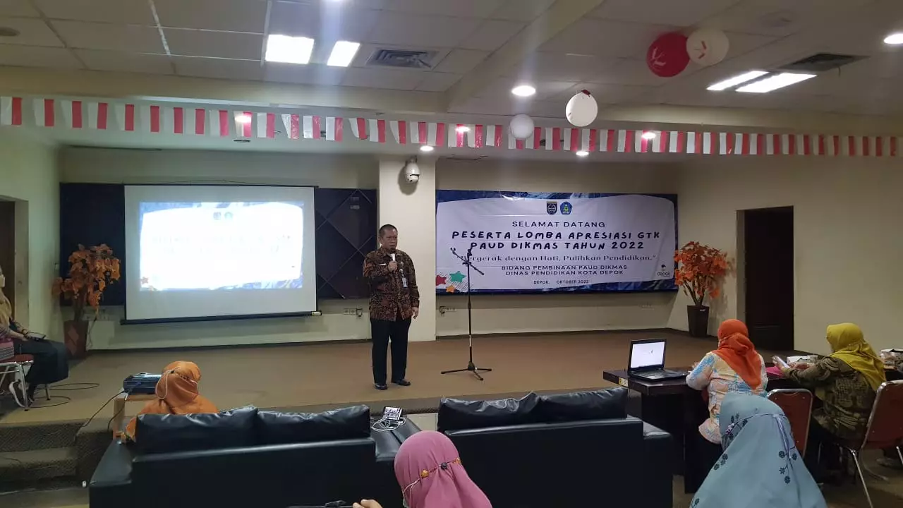 Disdik Depok Gelar Lomba Apresiasi GTK PAUD Dikmas Tahun 2022