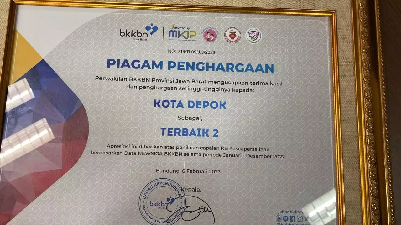 Depok Jadi Kota Tertinggi Kedua Capaian KB Pasca Persalinan di Jabar