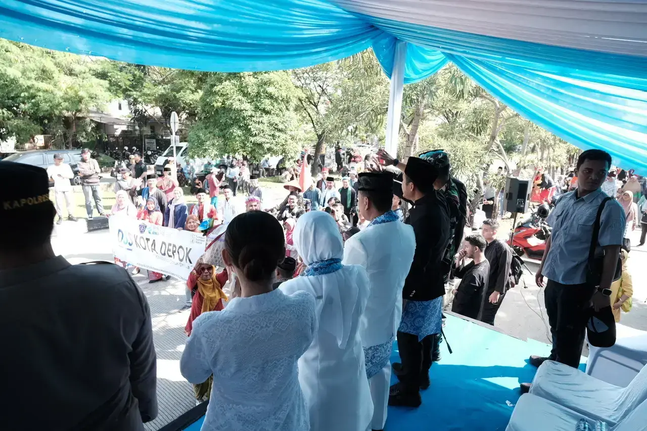 Wujud Harmoni Keberagaman Budaya, Ribuan Warga Semarakkan Lebaran Depok 2025