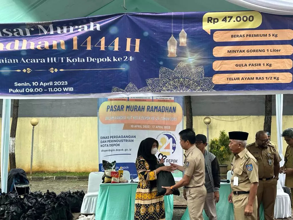 Pemkot Depok Sebar Ribuan Paket Sembako Murah Bagi Warga Prasejahtera