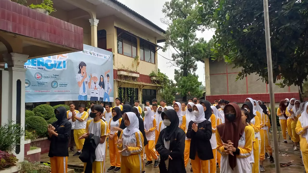 Dinkes Depok Sukseskan Gerakan Aksi Bergizi Nasional di 38 Sekolah