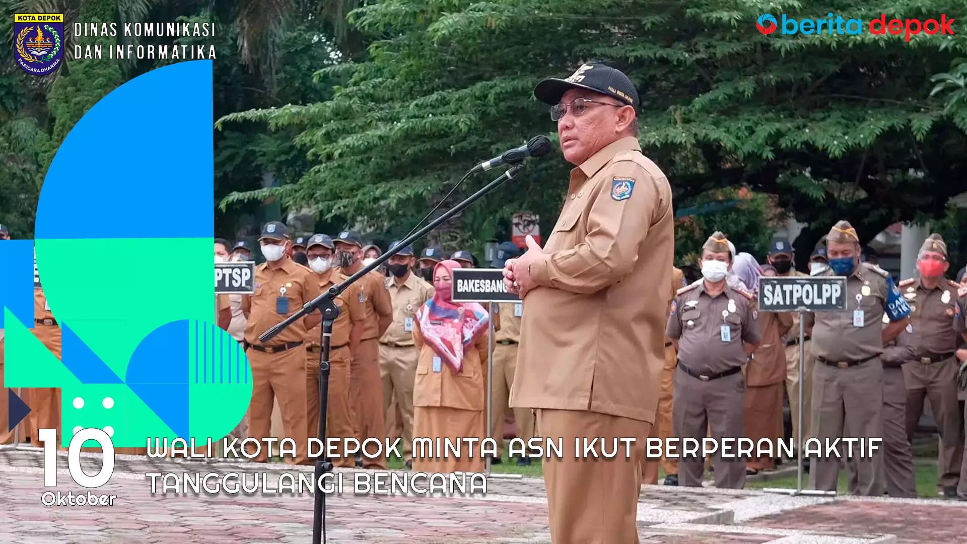 Video: Wali Kota Depok Minta ASN Ikut Berperan Aktif Tanggulangi Bencana