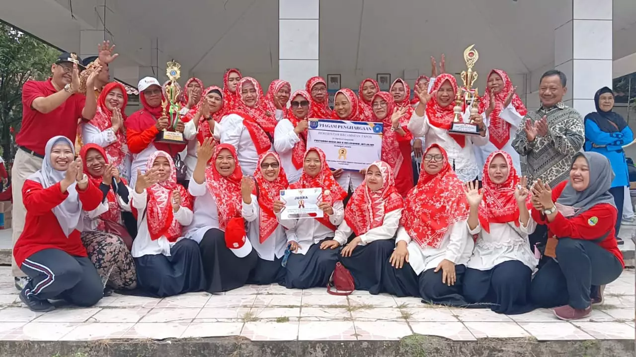 Jatijajar Borong Piala Lomba Tingkat Kecamatan Tapos