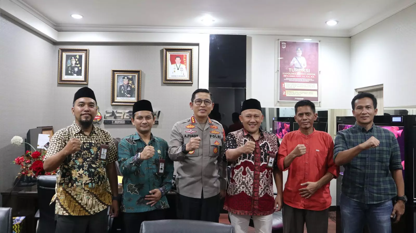 Jalin Sinergitas, Baznas Kunjungi Polres Metro Depok