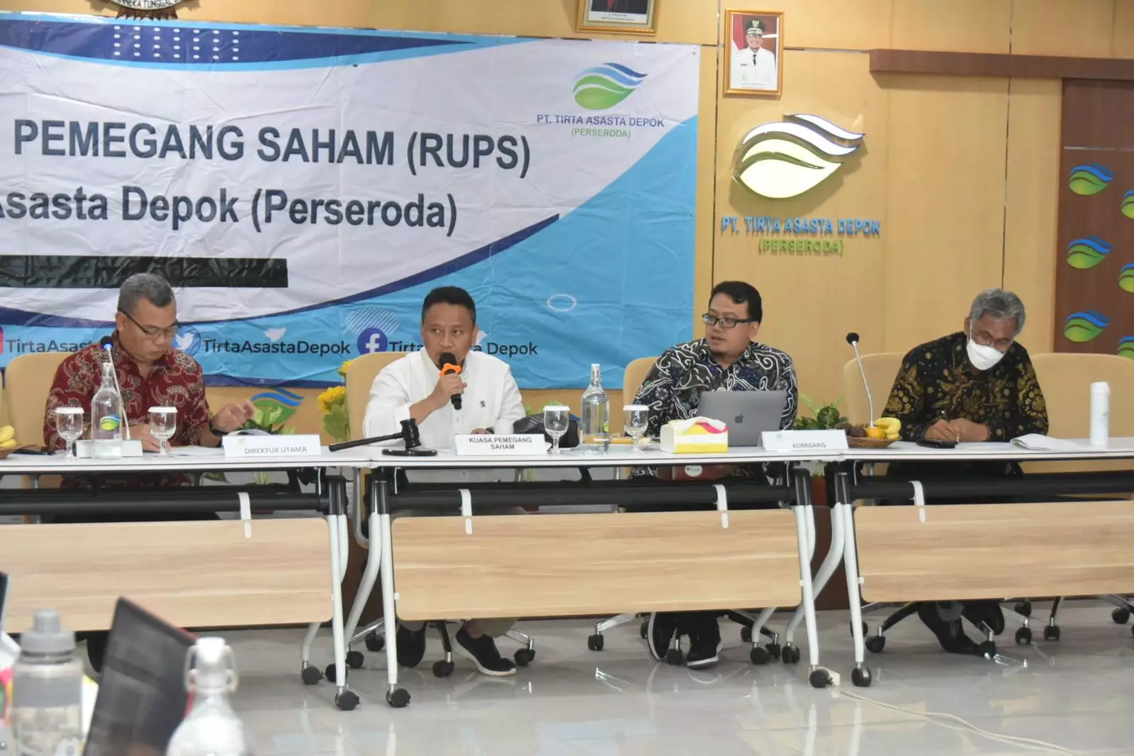 Sekda Depok Setujui Renja PT Tirta Asasta Tahun 2023