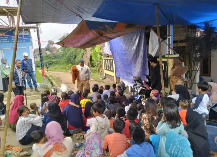 Pendongeng Depok Kembali Hadirkan Gelak Tawa Anak-Anak di Desa Ciputri