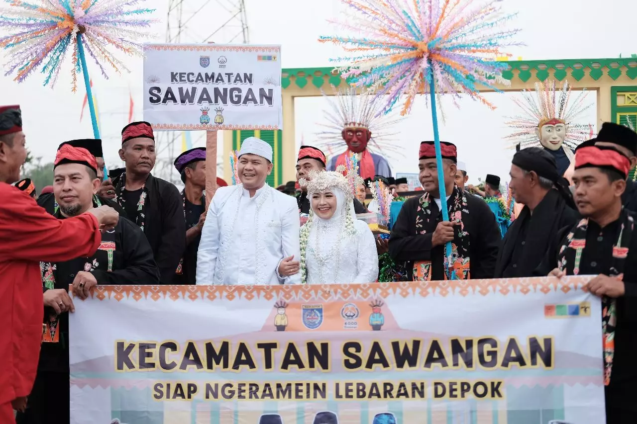 Berlangsung Meriah, Pawai Budaya Lebaran Depok Diikuti Ribuan Peserta