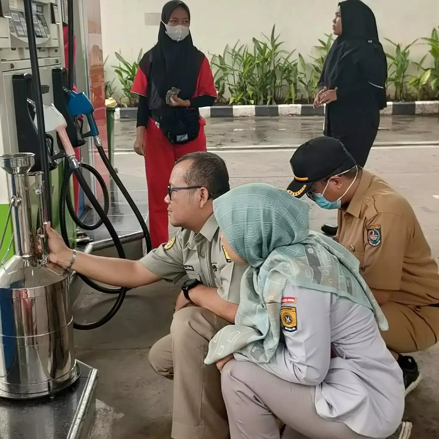 Sidak Takaran Alat Ukur SPBU di Depok Jelang Lebaran, Ini Hasilnya