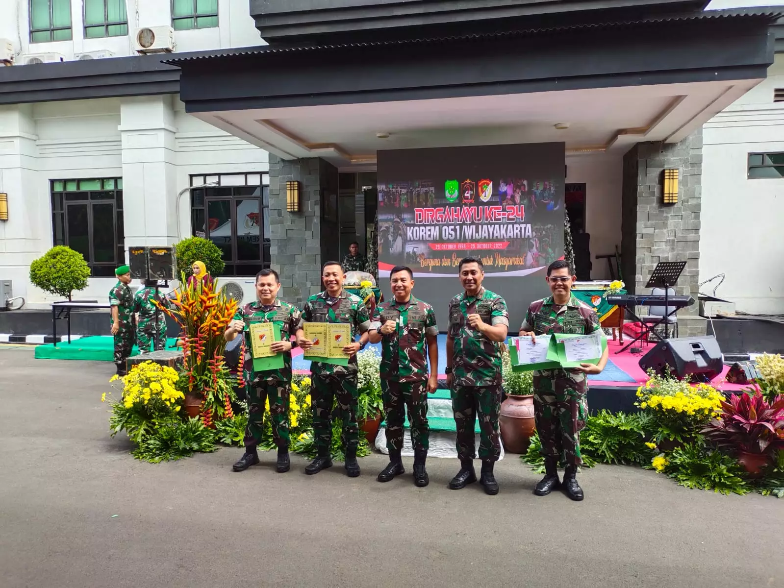 Kodim Depok Raih Juara 1 Lomba Kampung Pancasila