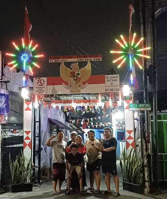 RT 06 Kelurahan Sukmajaya Bersolek Sambut HUT ke-79 RI