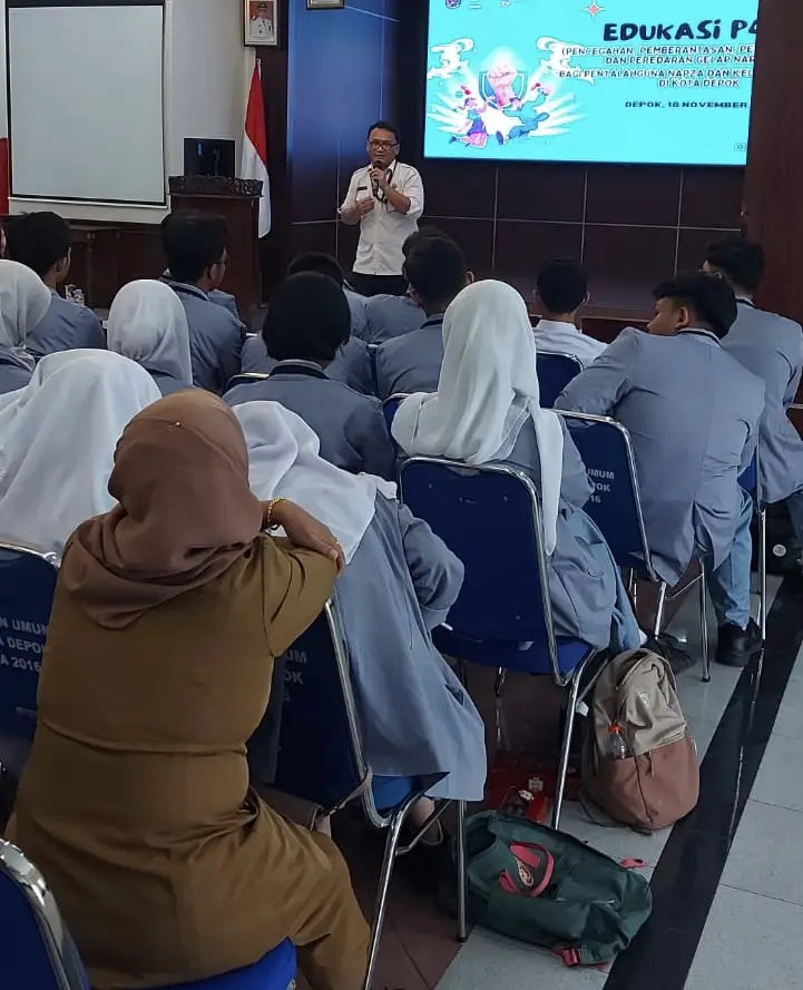 Capaian Sebaran Informasi P4GN BNN Depok, Tiap Tahun Terus Meningkat