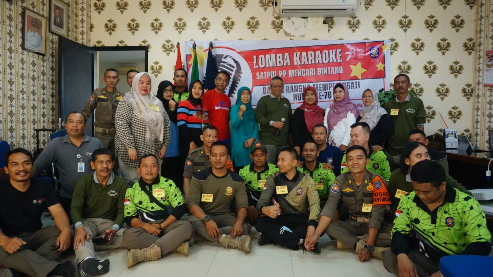 Satpol PP Mencari Bintang Ikut Semarakkan HUT ke-78 RI