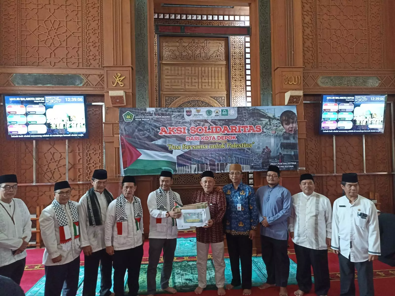 Aksi Solidaritas Warga Palestine, Kemenag Depok Berhasil Kumpulkan Rp 13 Juta