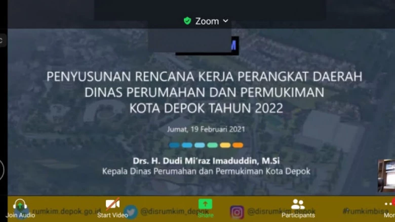 Forum Renja PD Disrumkim Kota Depok Tahun 2021