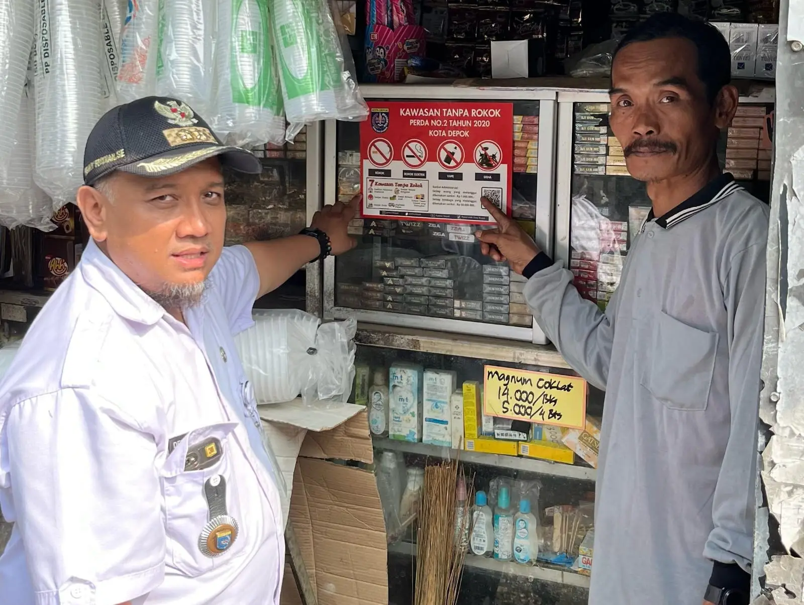 Sosialisasi KTR, Pondok Jaya Sasar Toko Ritel dan Sarana Pendidikan