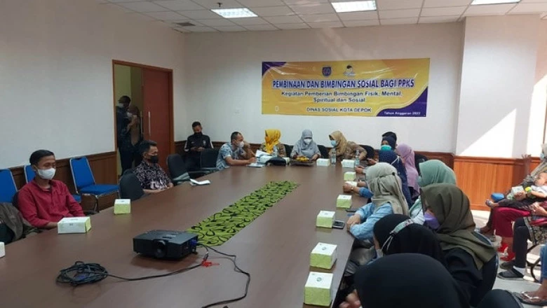 Gandeng Polres Metro Depok, Dinsos Depok Bina 20 PPKS 