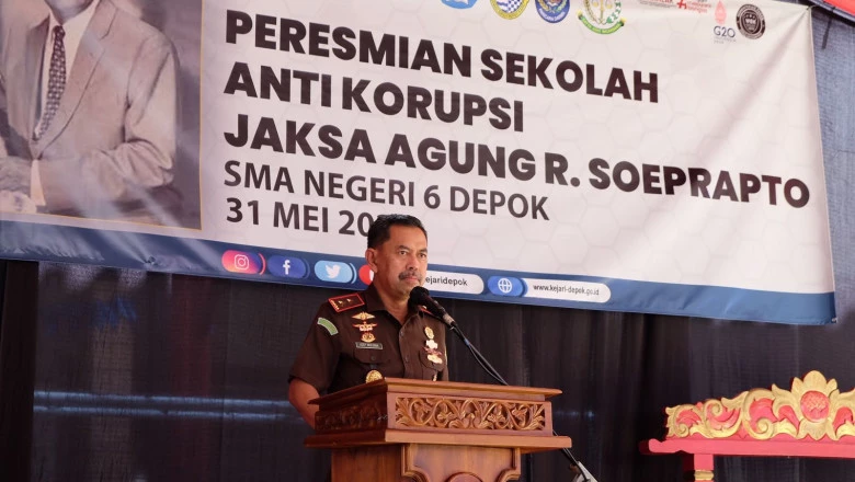 Sekolah Anti Korupsi SMAN 6 Depok Diresmikan Kejati Jabar 