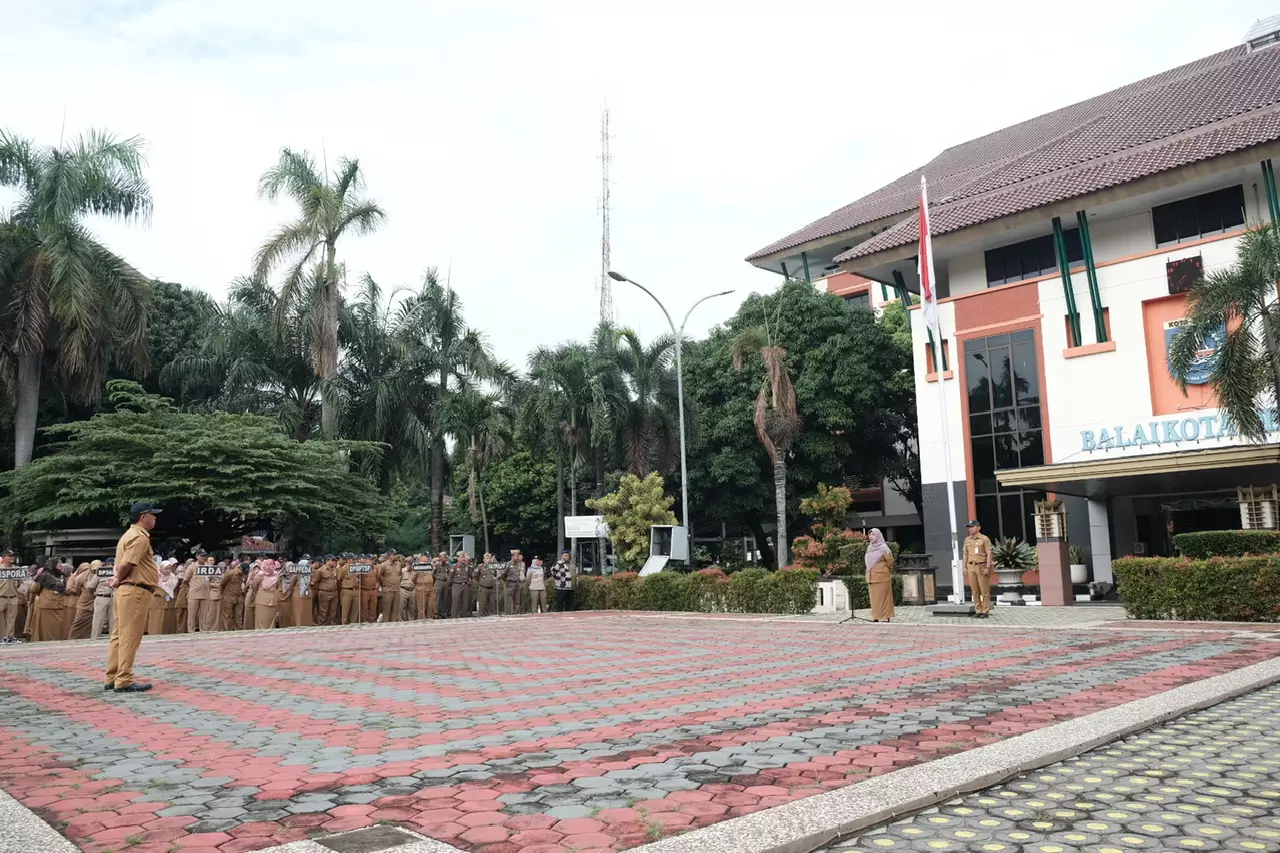 Pimpin Apel Pagi, Pj Sekda Ingatkan ASN untuk Jaga Aset Pemkot Depok