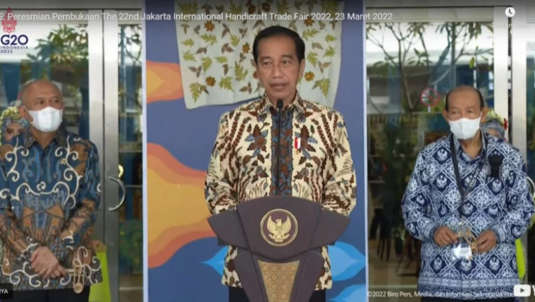 Inacraft 2022, Presiden Jokowi Ajak Masyarakat Cintai Produk Dalam Negeri