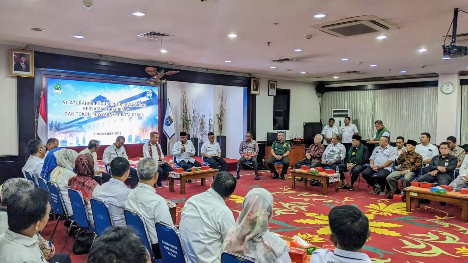 Pererat Silaturahmi, Pj Gubernur Jabar Kunker ke Kota Depok