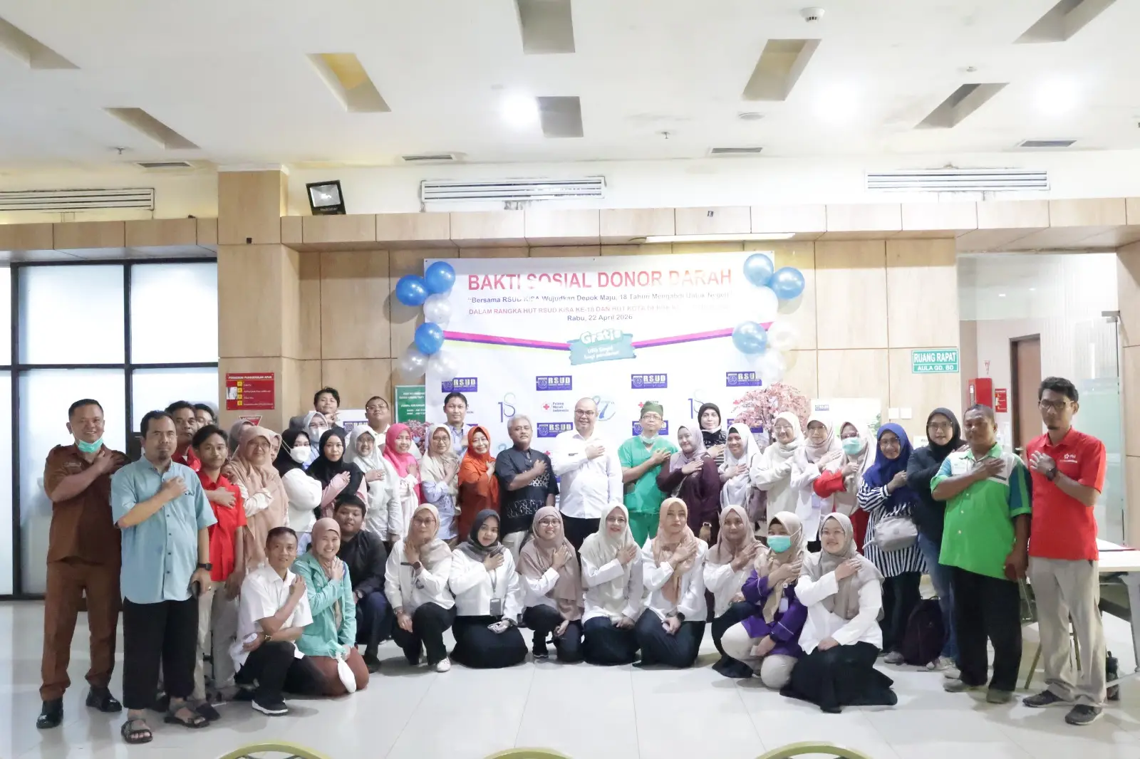 Aksi Kemanusiaan HUT RSUD KiSA Himpun 88 Kantong Darah dari 120 Peserta