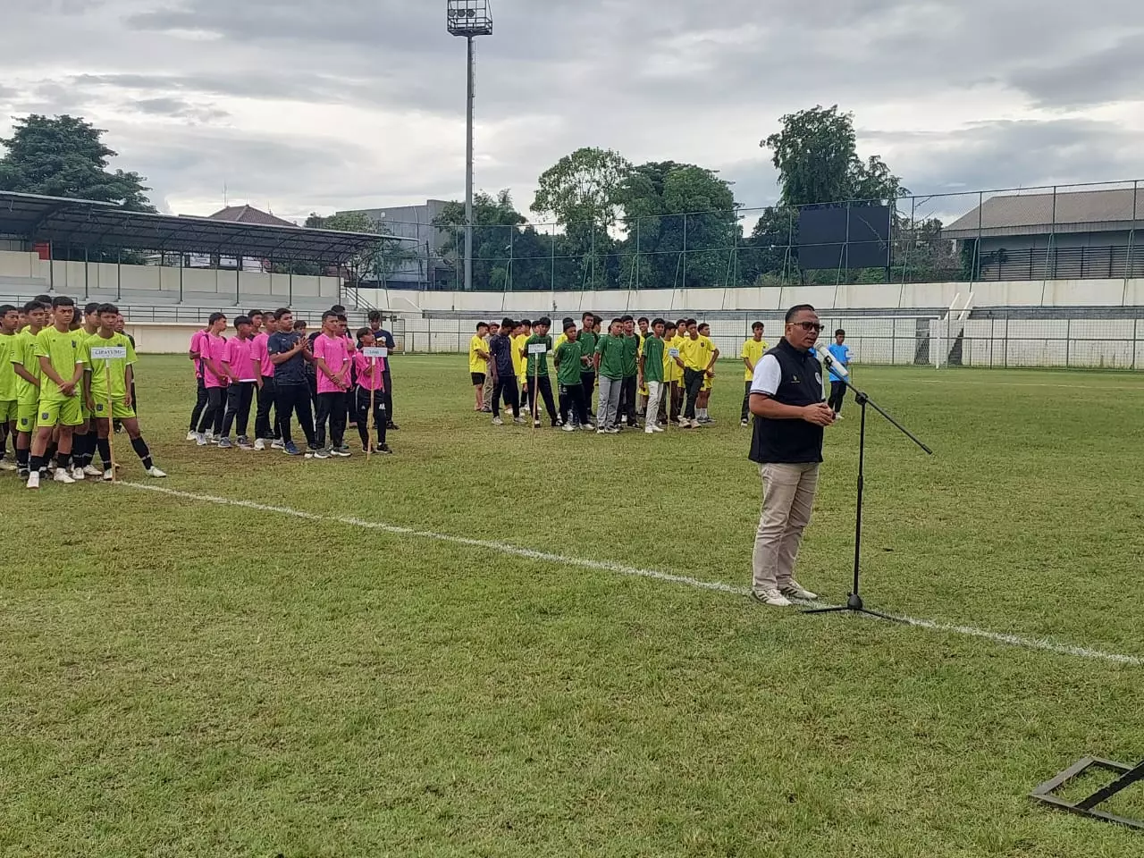 Ini Pesan Khusus Kadisporyata Depok Kepada Peserta Festival Sepakbola Pelajar 2024