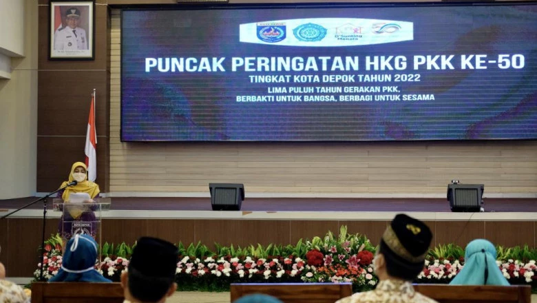 Puncak Peringatan HKG PKK ke-50 Tingkat Kota Depok