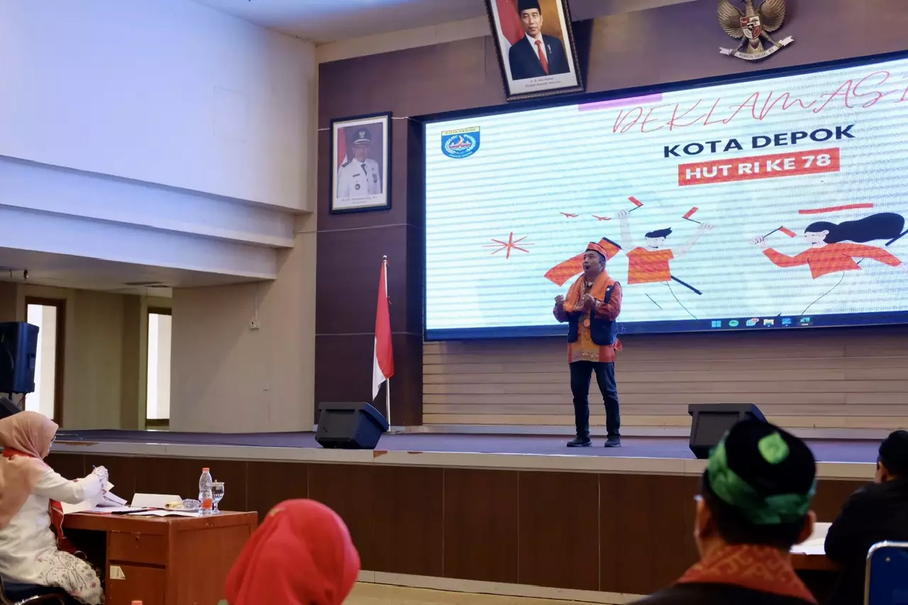 Ramaikan HUT ke-78 RI Tingkat Kota Depok, ASN dan Pelajar Ikuti Lomba Deklamasi