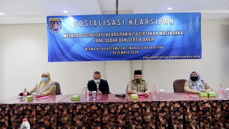 Diskarpus Adakan Sosialisasi Tertib Kearsipan