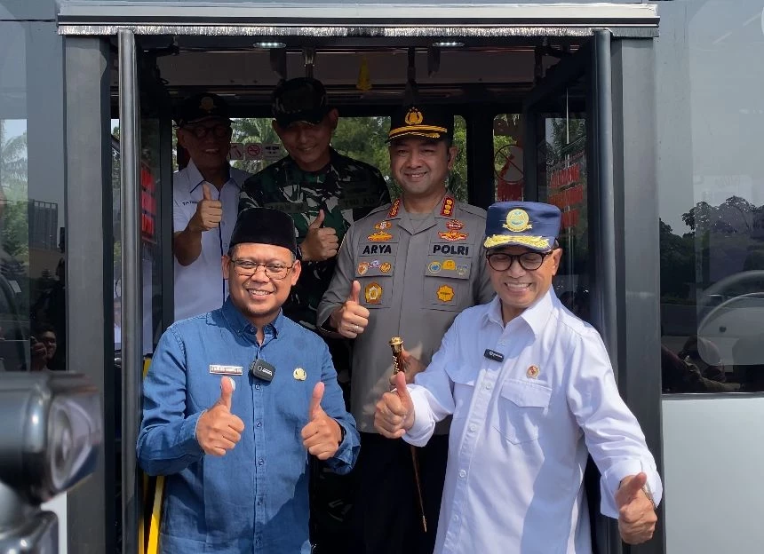 Resmikan BISKITA Trans Depok, Imam Budi Hartono: Ayo Manfaatkan