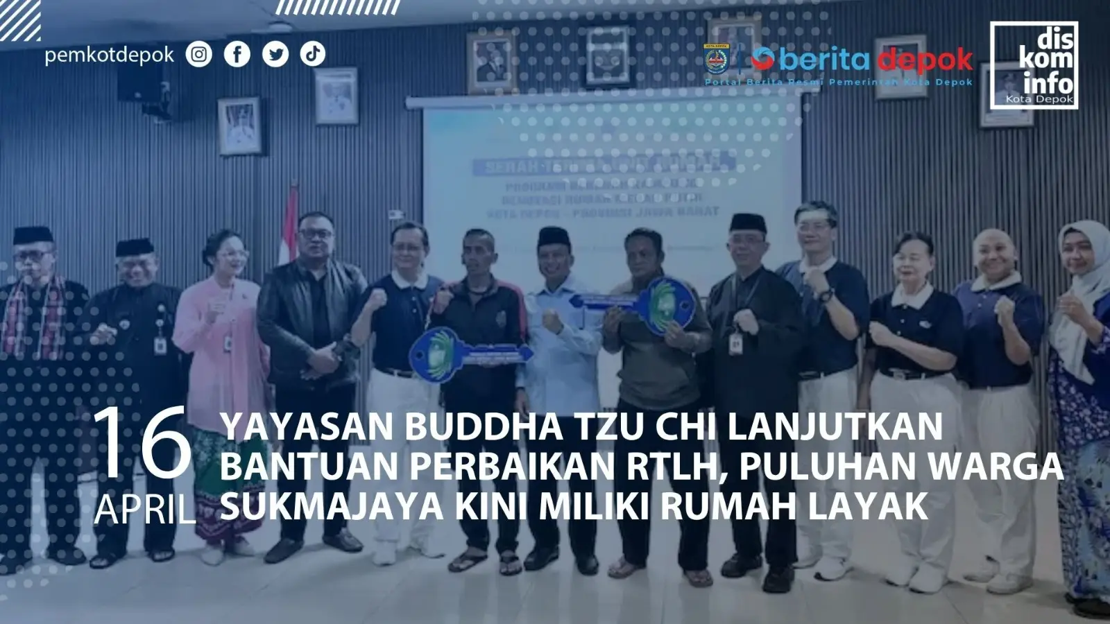 Bantuan RTLH dari Yayasan Buddha Tzu Chi