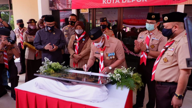 Tasyakuran Hari Pramuka ke-59 & Peresmian Gedung Pramuka Kota Depok