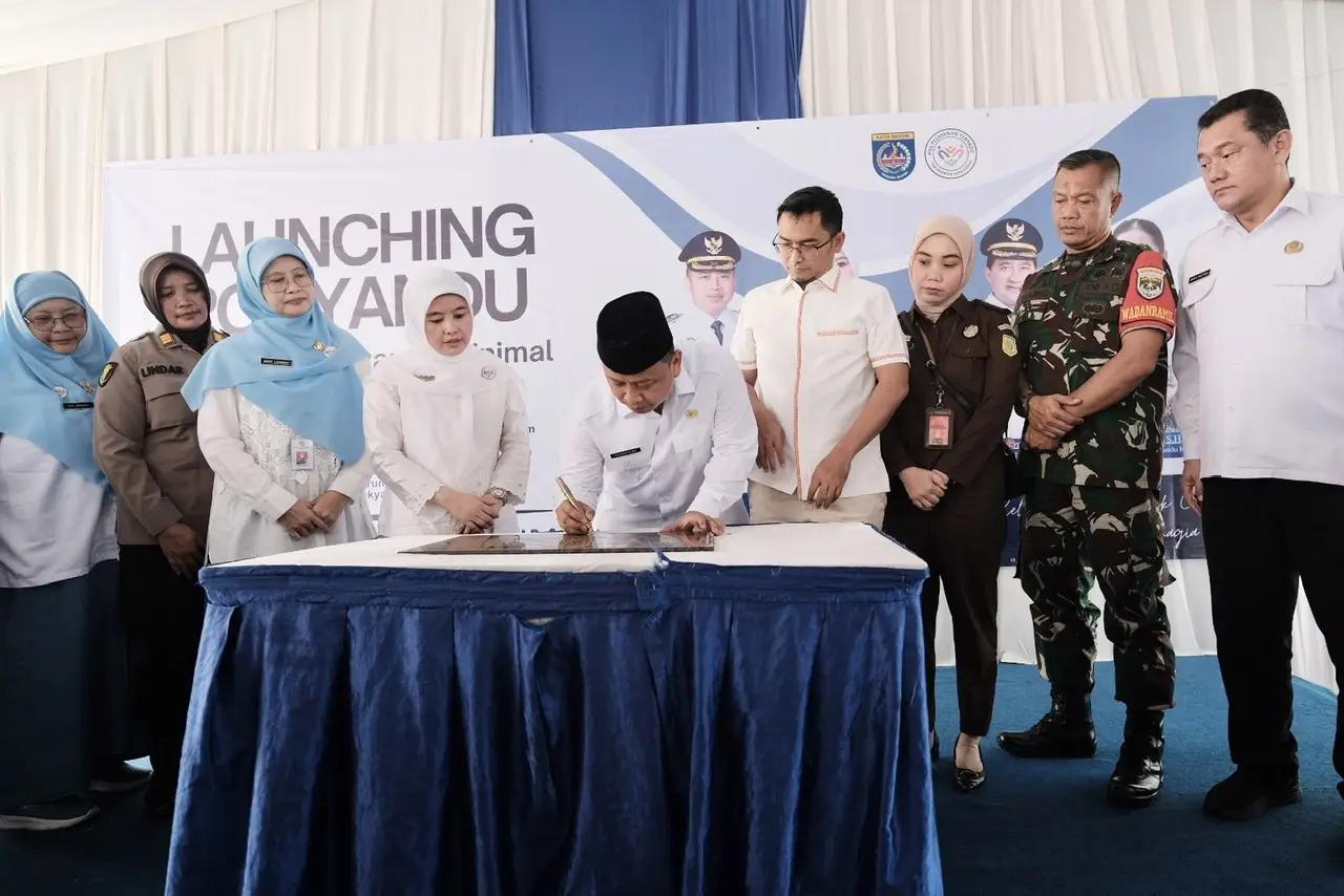 Wali Kota Depok Resmikan Layanan 6 SPM di Posyandu Mawar 2 Duren Seribu