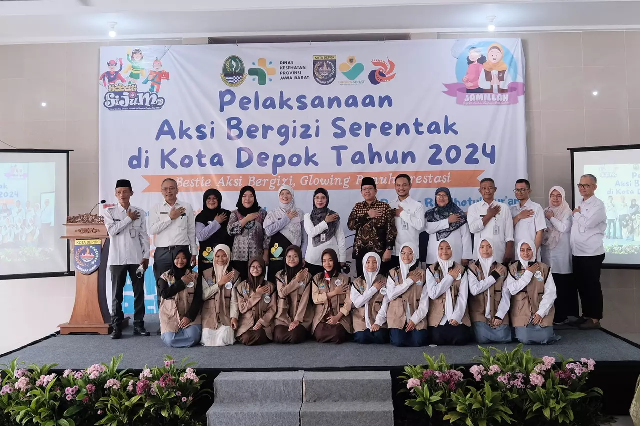 Dinkes Depok Gelar Aksi Bergizi Serentak di 38 Sekolah se-Kota Depok