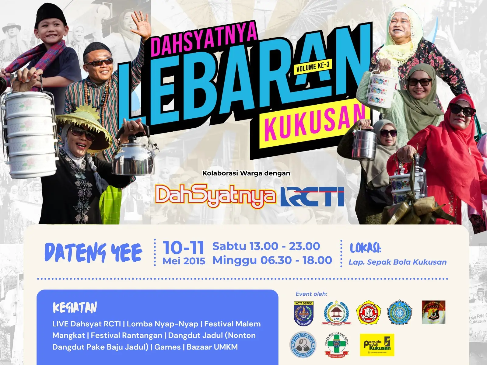 Lebaran Kukusan 2025 Naik Kelas Nasional, Semakin Meriah Bertabur Bintang