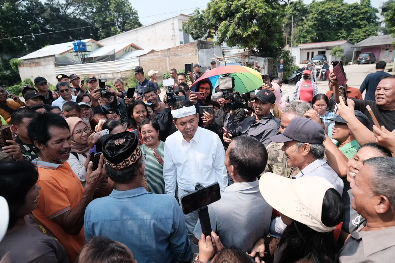 Kunjungan ke Depok, Gubernur KDM Temui Warga Kampung Baru Harjamukti